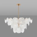 Loft Industry Modern - Shine Discs Chandelier V3